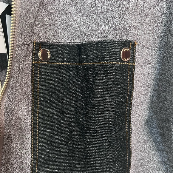 Aleeza Paris Gray Knit Jacket, Size M - Picture 5 of 7